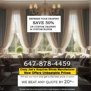 custom drapes sale