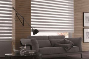 Custom curtains by Crazy Joe’s in Brampton living room