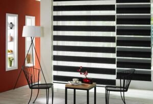 Custom blinds installed by Crazy Joe's in a Brampton living room