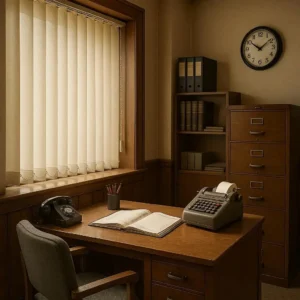 Chain-operated Blinds Traditional Accounting Office Functional, traditional, and reliable-provides familiar and dependable operation.