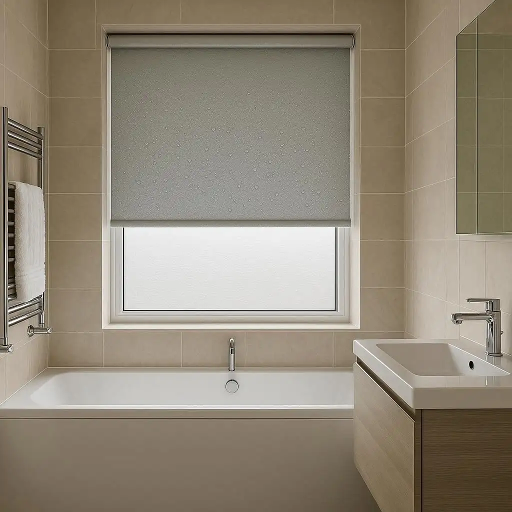 Moisture-resistant Roller Blinds Hotel Bathrooms Functional, water-repellent, and sleek-keeps spaces dry and stylish.