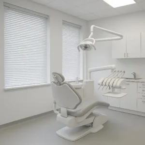PVC Blinds Dental Clinic Treatment Rooms Clean, moisture-resistant, and low-maintenance-meets hygiene standards and is easy to disinfect.