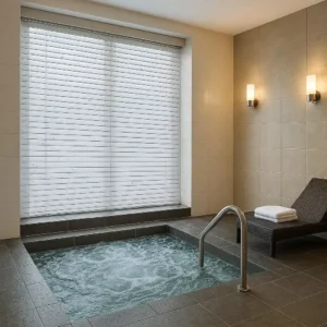 Waterproof Blinds Hotel Spa Wet Rooms Hygienic, durable, and mold-resistant-perfect for high-moisture, luxury environments.